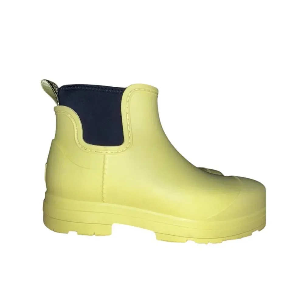 UGG Raindrop Waterproof Rain Boots - Margarita Yellow Size 9.5 LIKE NEW